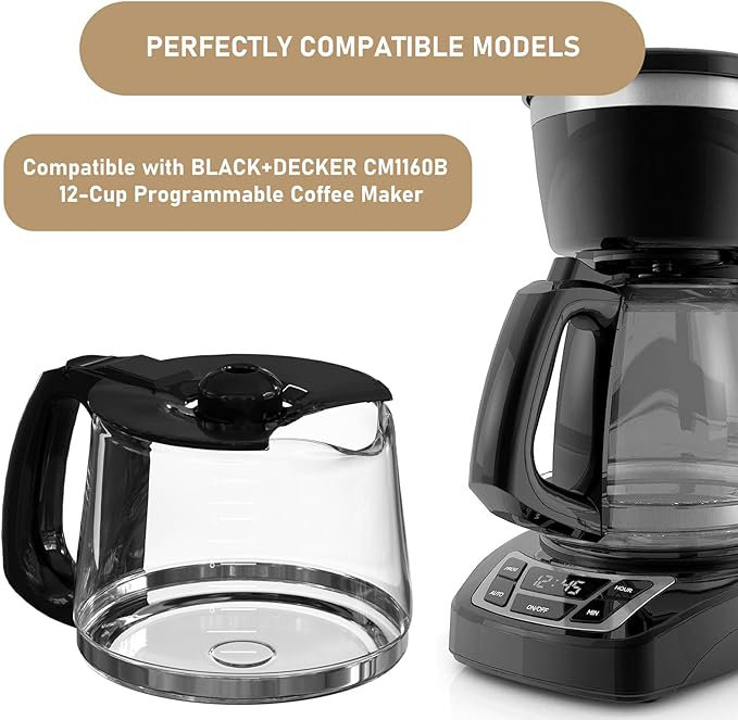 Bonavita 5 Cup Coffee Maker With Glass Carafe GARDELLA FURNITURE LLC 12-CUP Coffee Maker Glass Carafe Replacement